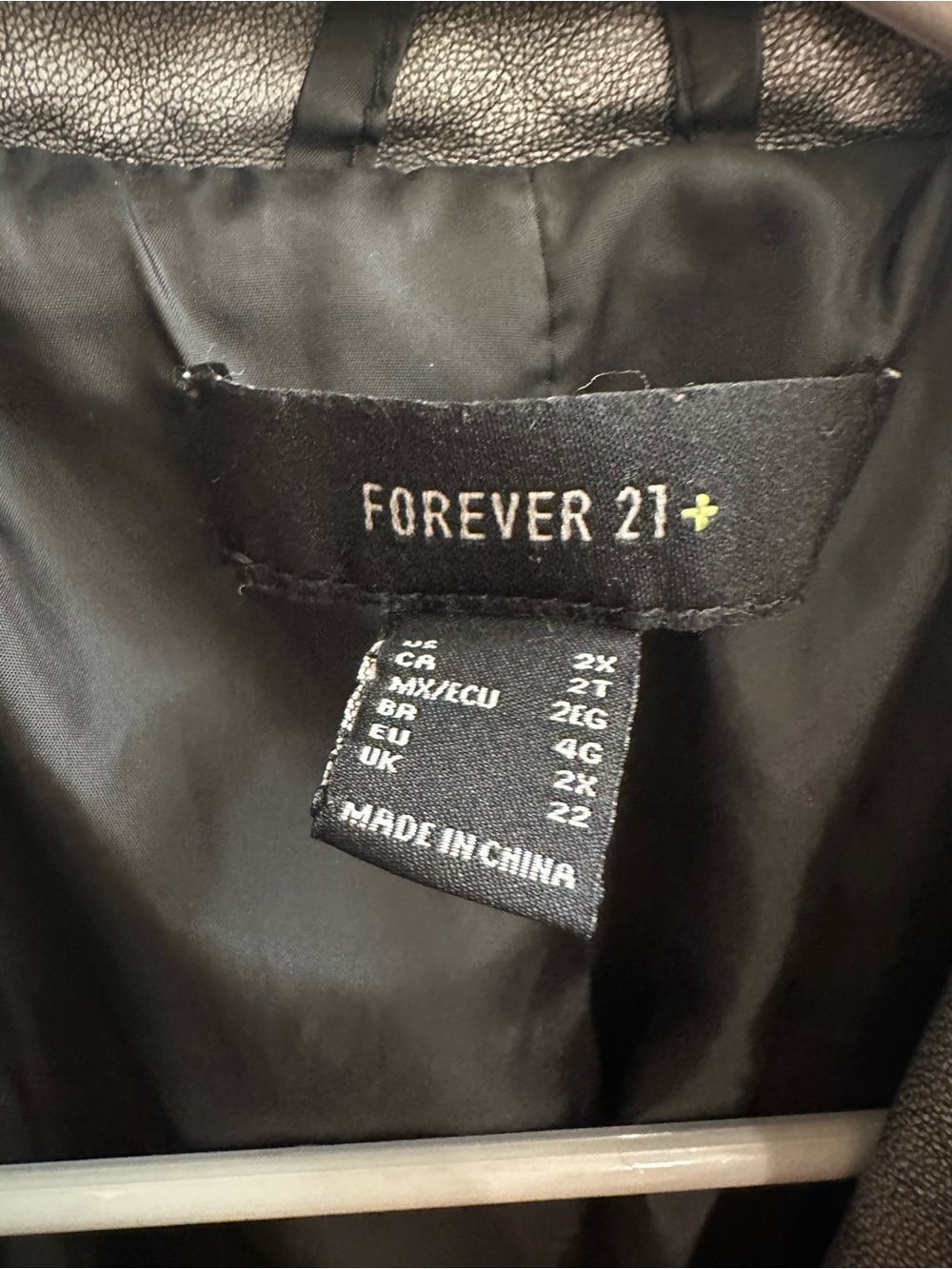 Forever 21 Gray Washed Faux Leather Moto Jacket - Picture 3 of 5